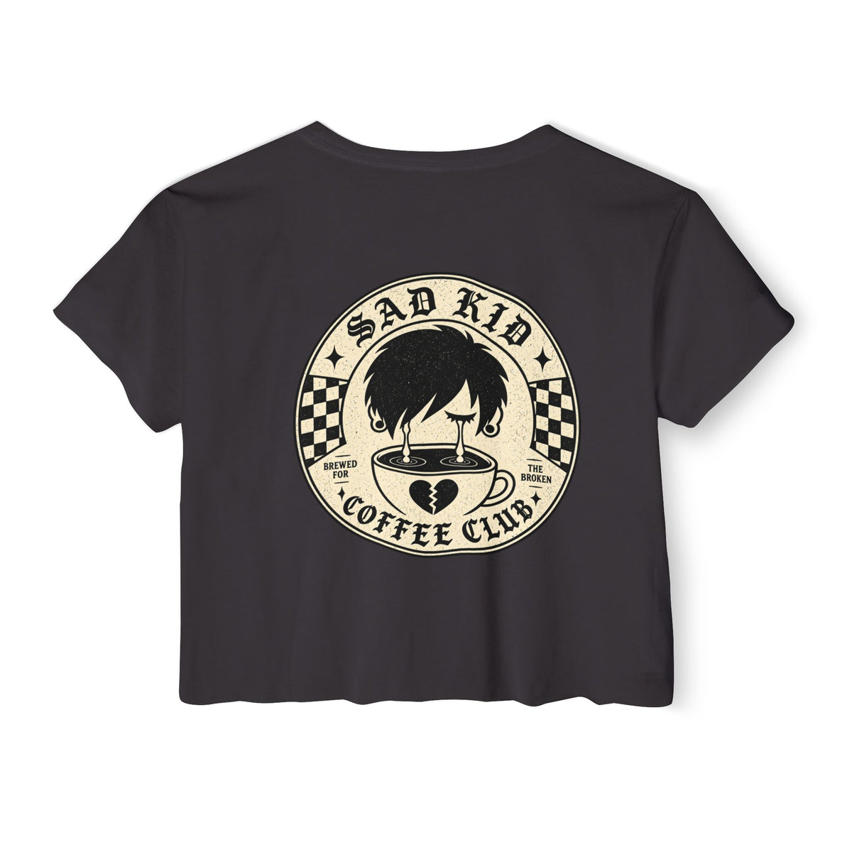 Sad Ladies Coffee Club Crop Tee