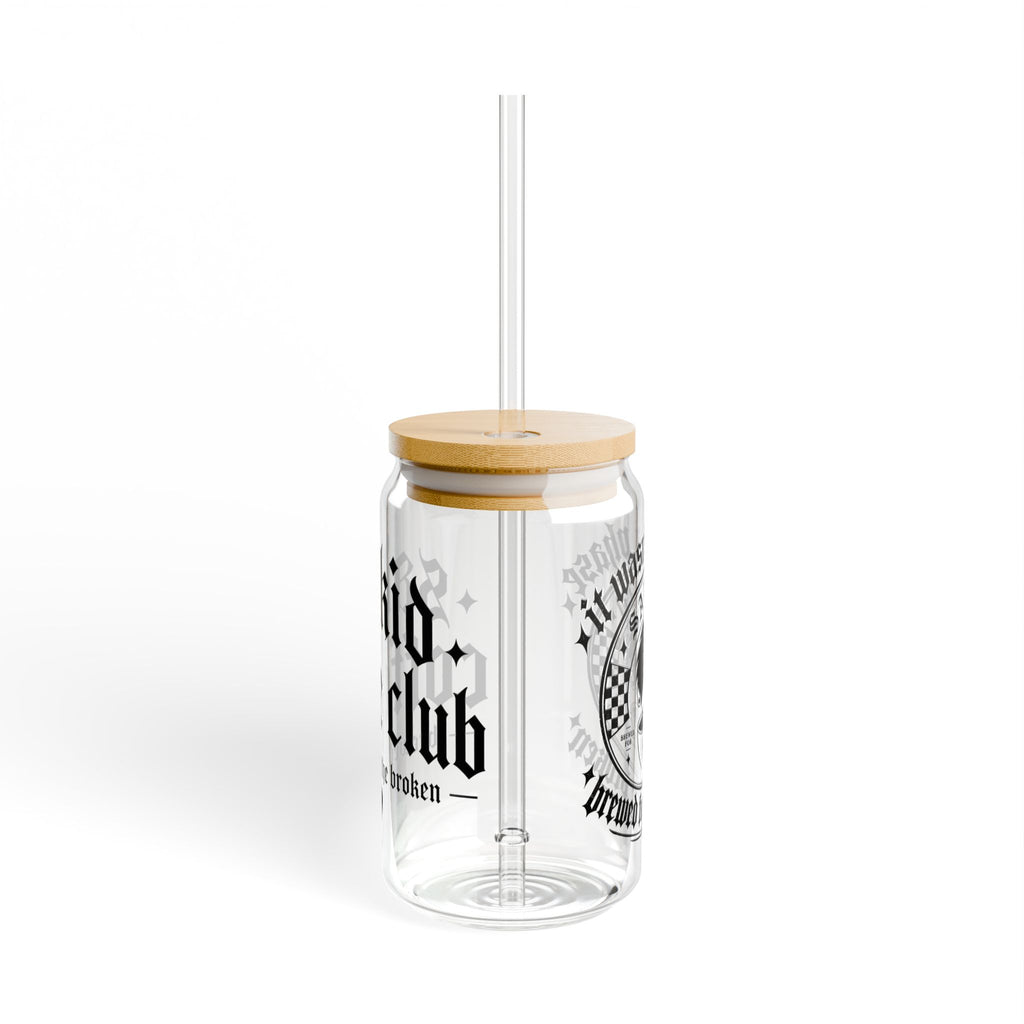 Sad Kid Sipper Glass, 16oz