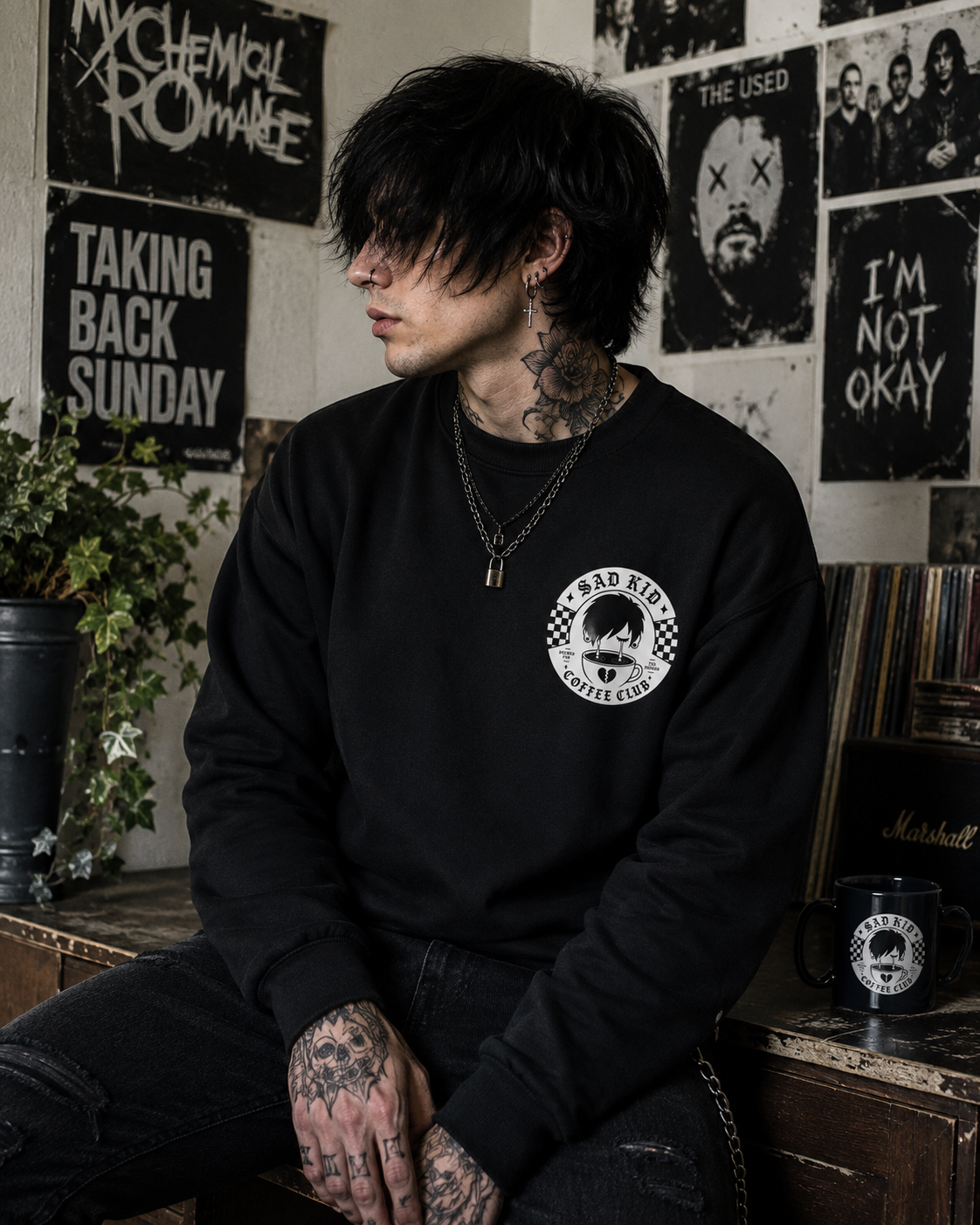OG Sad Kid Crewneck Sweatshirt