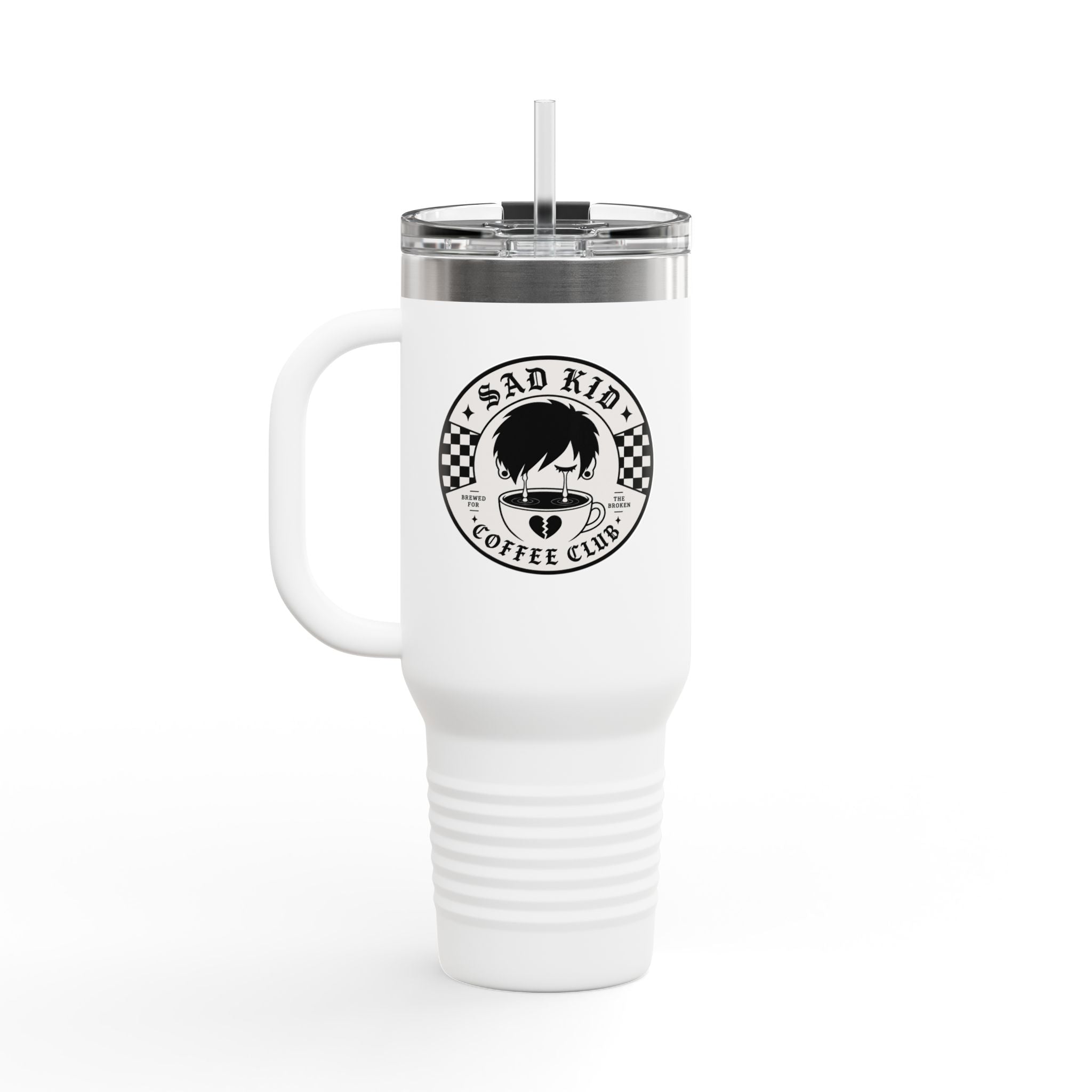 OG Sad Kid Coffee Insulated Travel Mug, 40oz