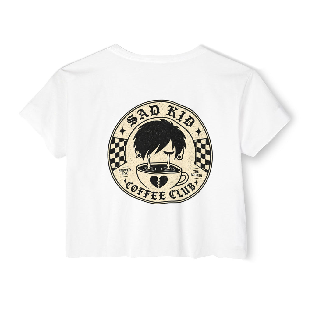 Sad Ladies Coffee Club Crop Tee
