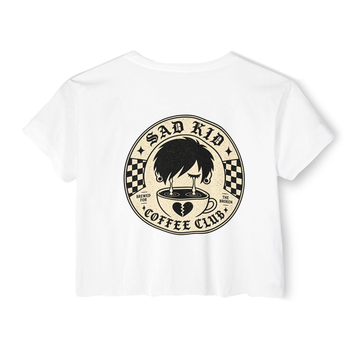 Sad Ladies Coffee Club Crop Tee